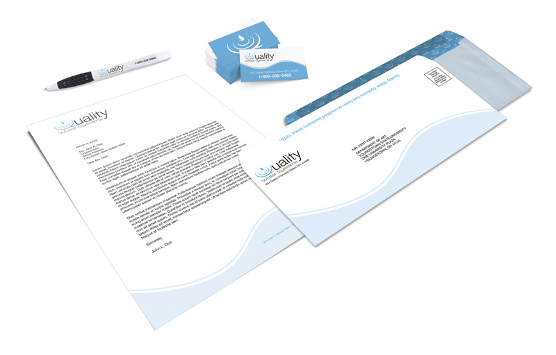 Quality Water Systems Stationery