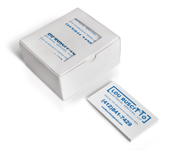 Lou Ruscitto business card box